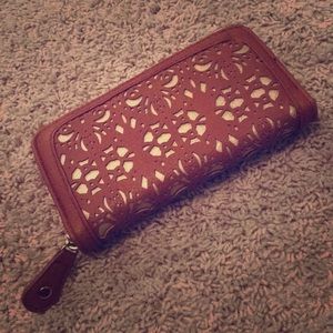 Brown pattern wallet